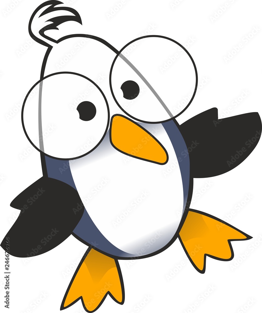 Obraz premium Pingüino