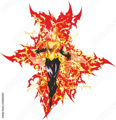 Angel de fuego