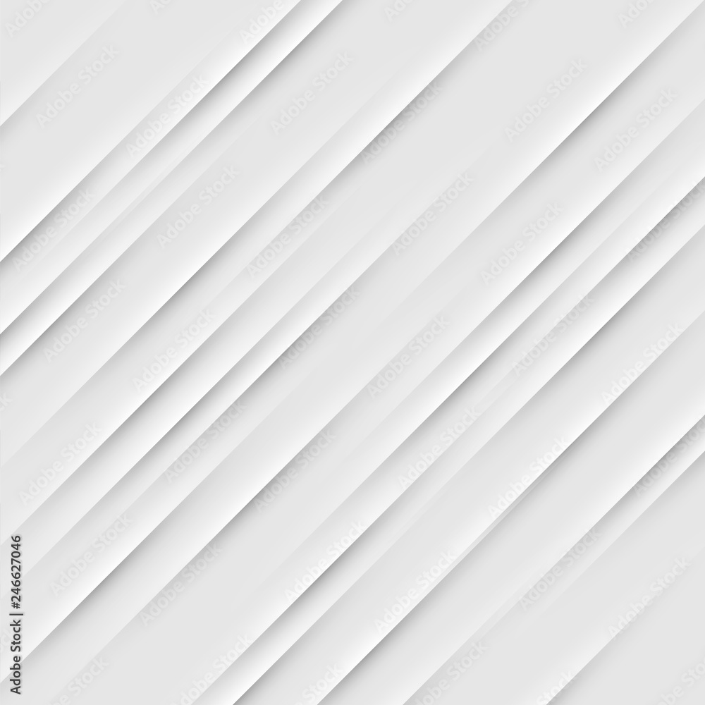 Fototapeta premium Abstract white background with folds and shadows, vector illustration