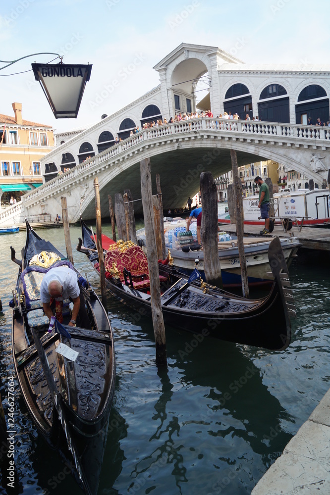 Venice canals, gondola ride