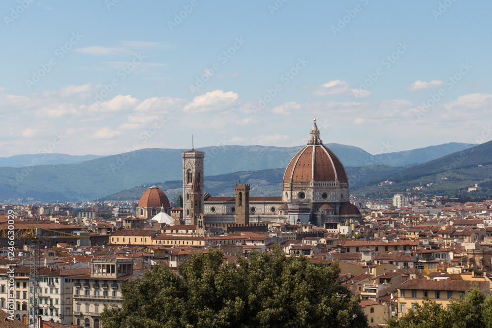 Florence Cathedral in a sunny day, Florence, Tuscany, Italy.