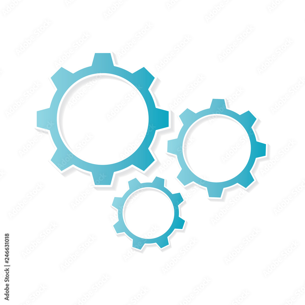 gears concept- vector illustration