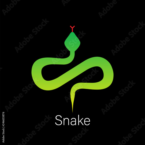Snake logo design. Snake si...