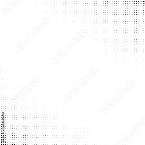  The composition of a grey dots on a white background. 