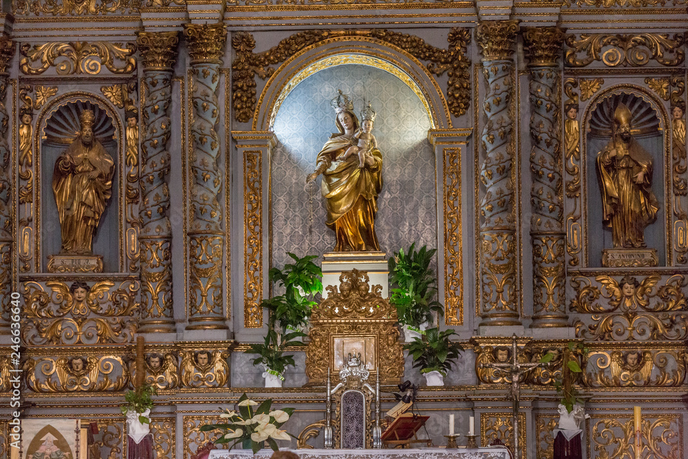 Dettagli interni Chiesa del Rosario - Sassari - Sardegna