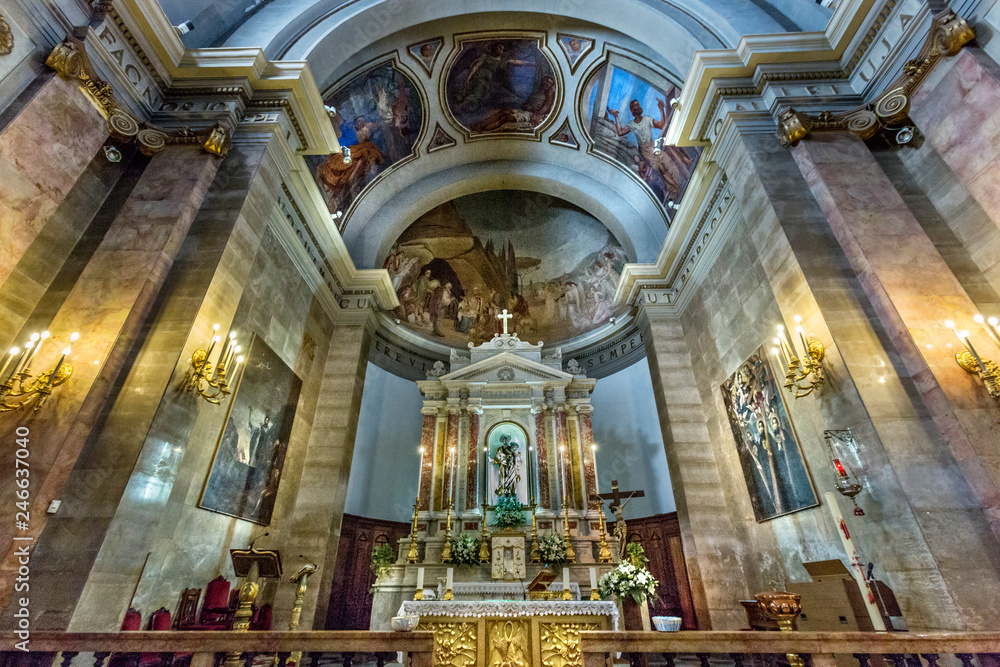 Interno Chiesa San Giuseppe - Sassari - Sardegna