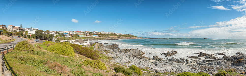 Panoramic coastal scene in Yzerfontein