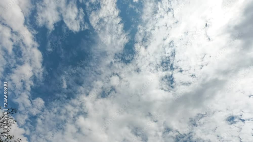 Time lapse,sky beautiful cloud scape white fluffy clouds over blue sky. Time lapse,sky beautiful cloud scape white fluffy clouds over blue sky.