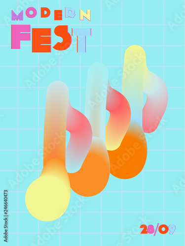 Music festival cover background.