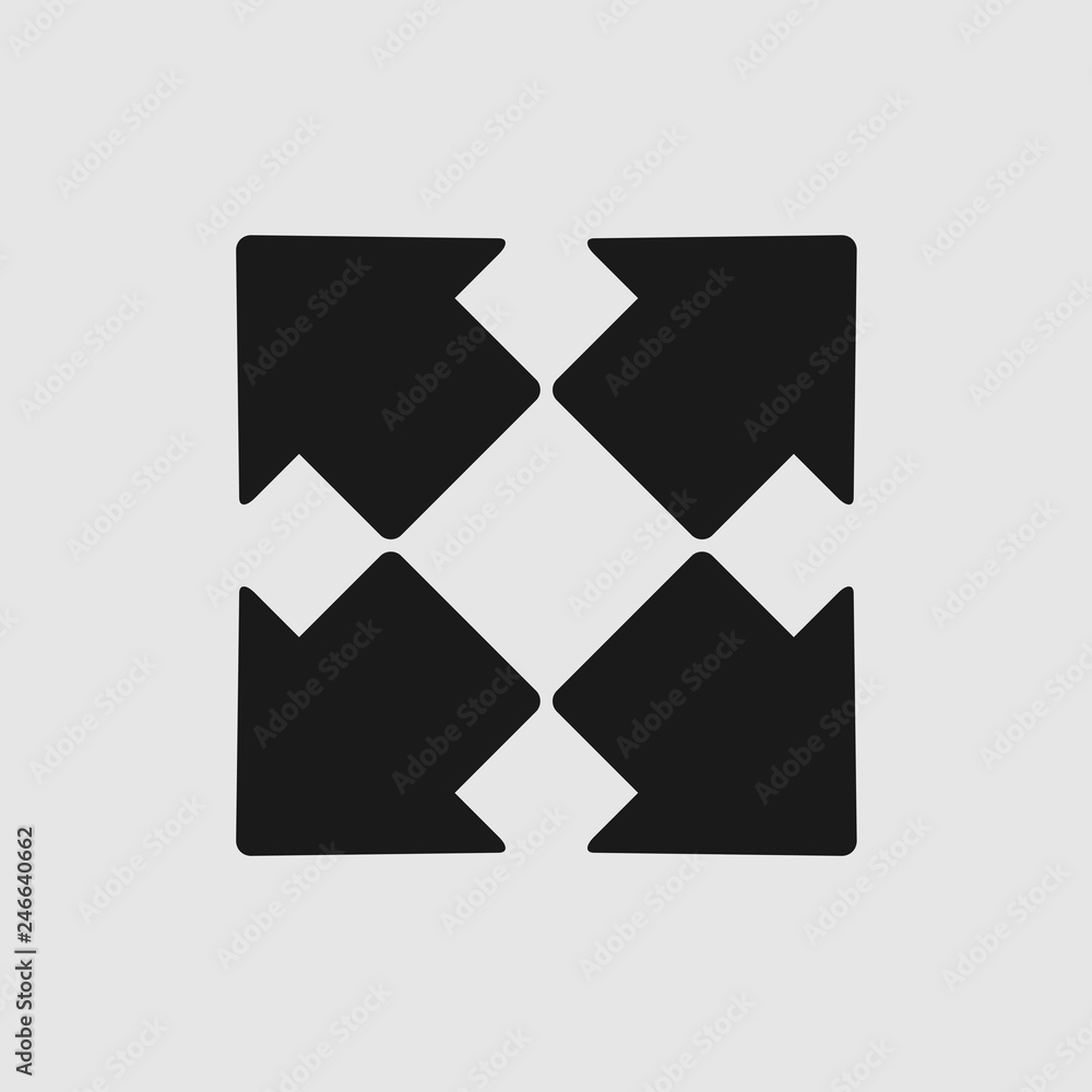 Arrow icon vector. Arrow symbol. navigation icon vector Arrow icon vector. Arrow symbol. navigation icon vector