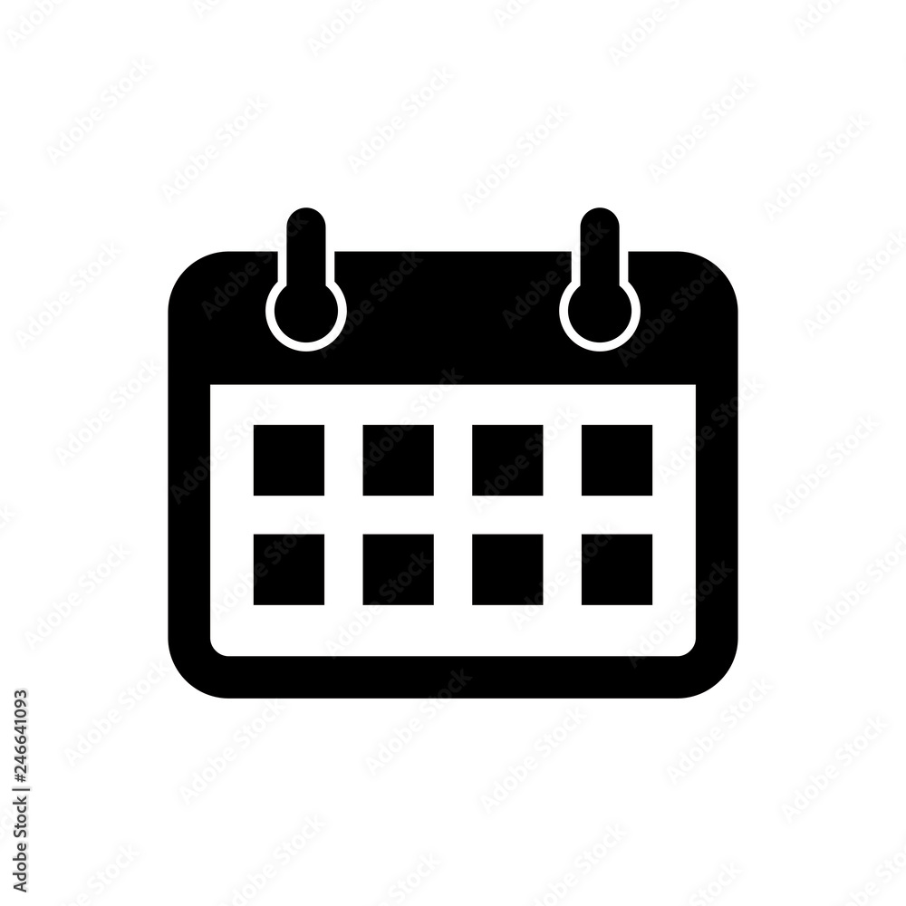 calendar icon vector. Calender symbol calendar icon vector. Calender symbol