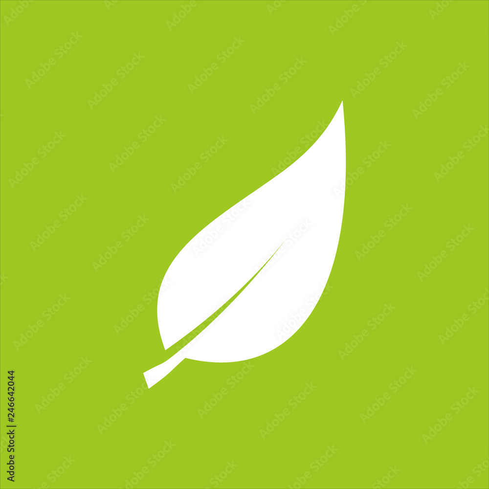 Leaves icon vector Leaves icon vector
