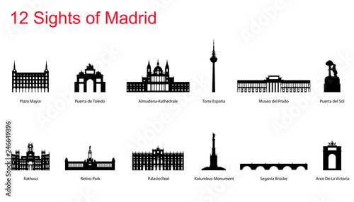 Madrid, 12 Sights