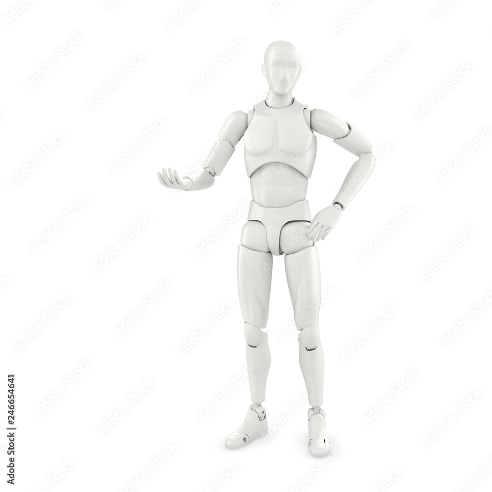 self-confident abstract person reaching out with one hand isolated on white background 3d illustration self-confident abstract person reaching out with one hand isolated on white background 3d illustration