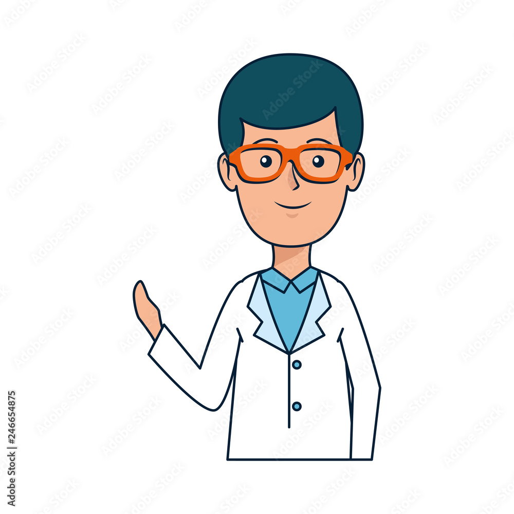 young dentist avatar character young dentist avatar character
