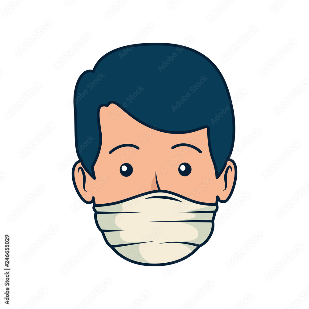 young dentist mouth cover avatar character young dentist mouth cover avatar character