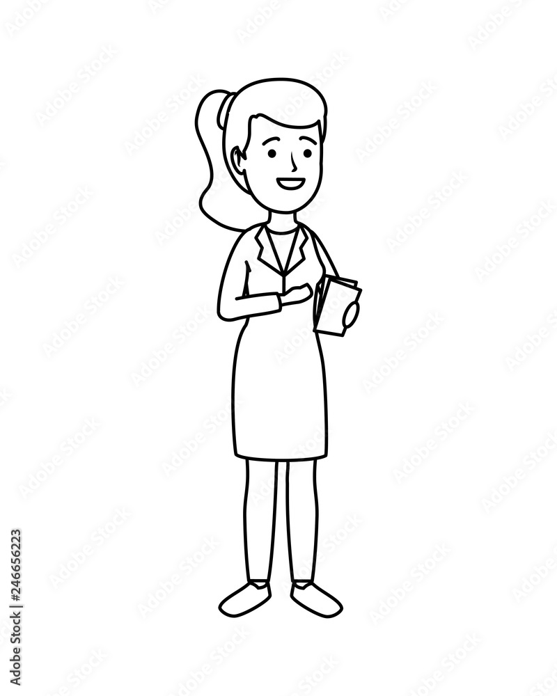 female doctor with order medical female doctor with order medical