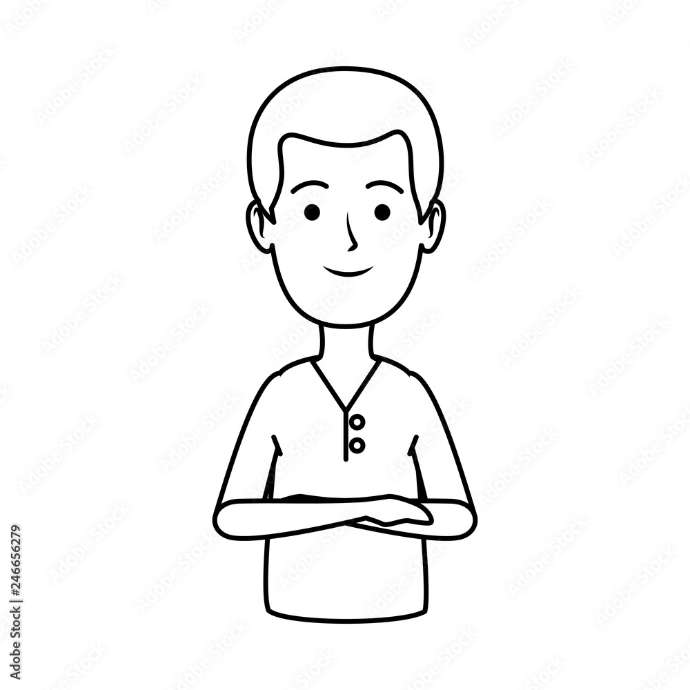 young man avatar character