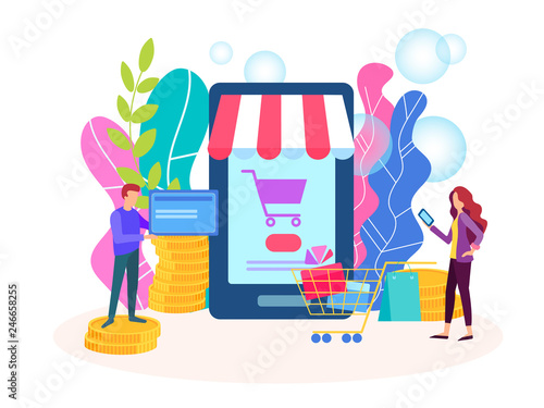 Internet shop, online credit card payment, payment method.