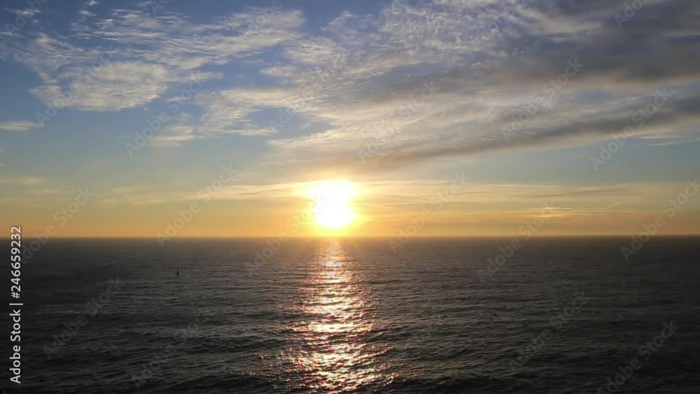 Seascape at sunset Seascape at sunset