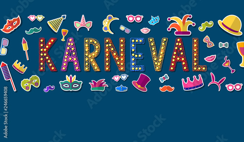 Karneval - Faschingshintergrund