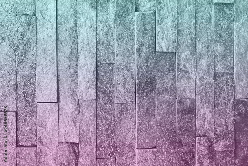 Naklejka premium creative grunge natural quartzite stone bricks texture for design purposes.