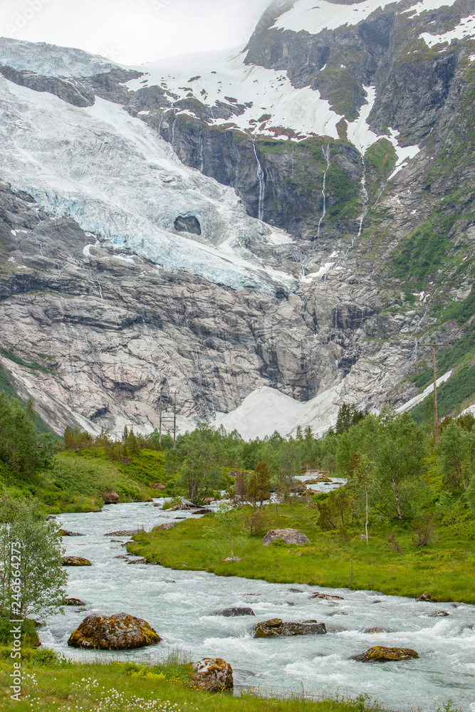 Bøyabreen Glacier, Fjærland Norway