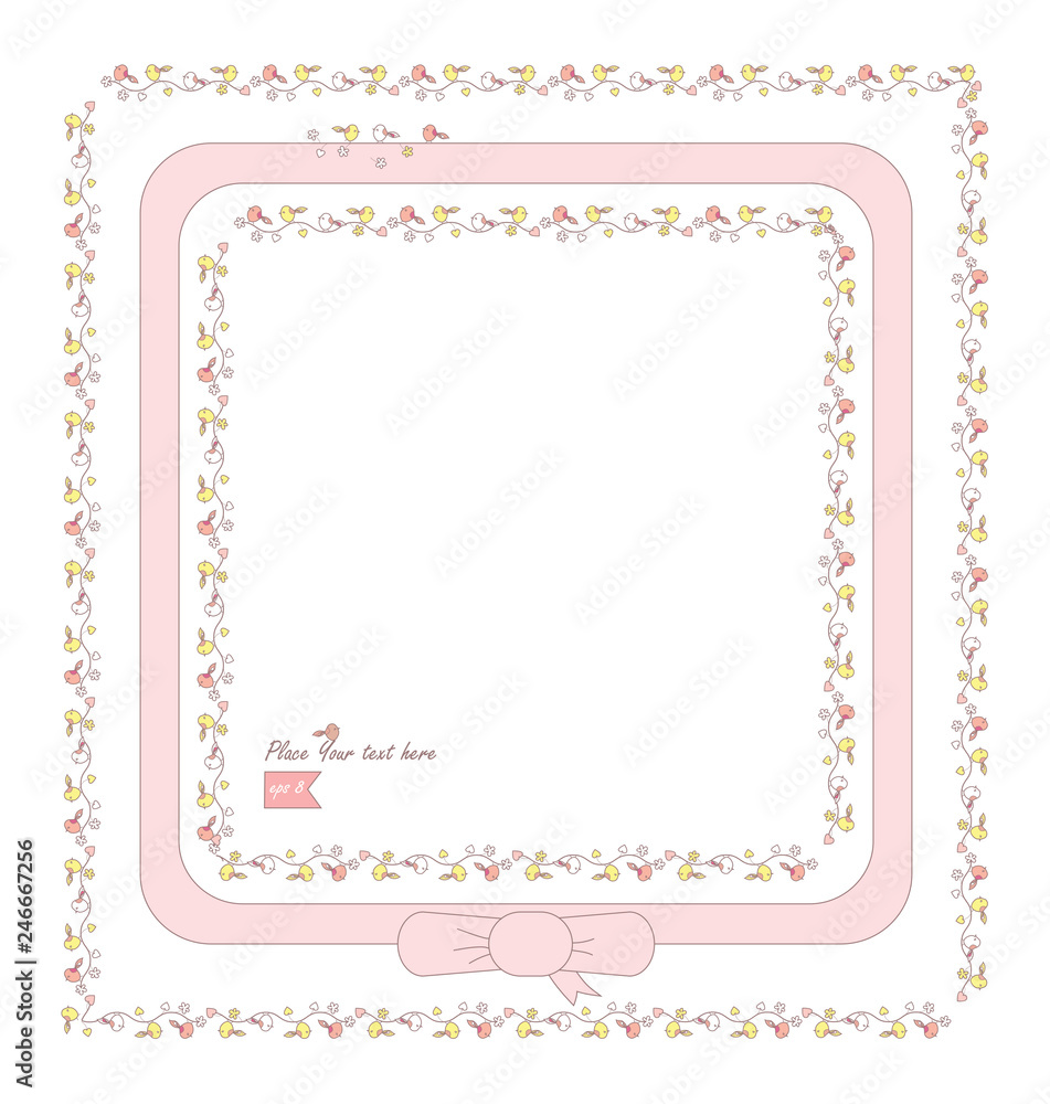 decorative floral intricate background with nice tiny birds decorative floral intricate background with nice tiny birds