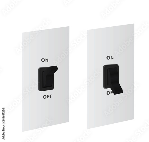 Switch. vector illustration