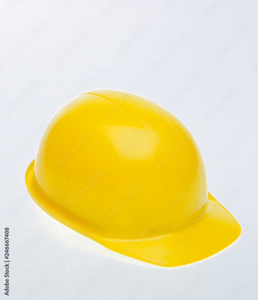 Fototapeta premium Gelber Schutzhelm