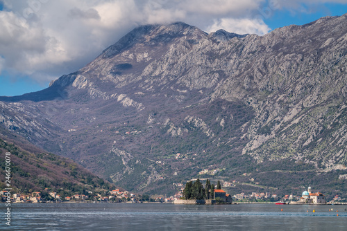 View of Kotor bay in Montenegro
