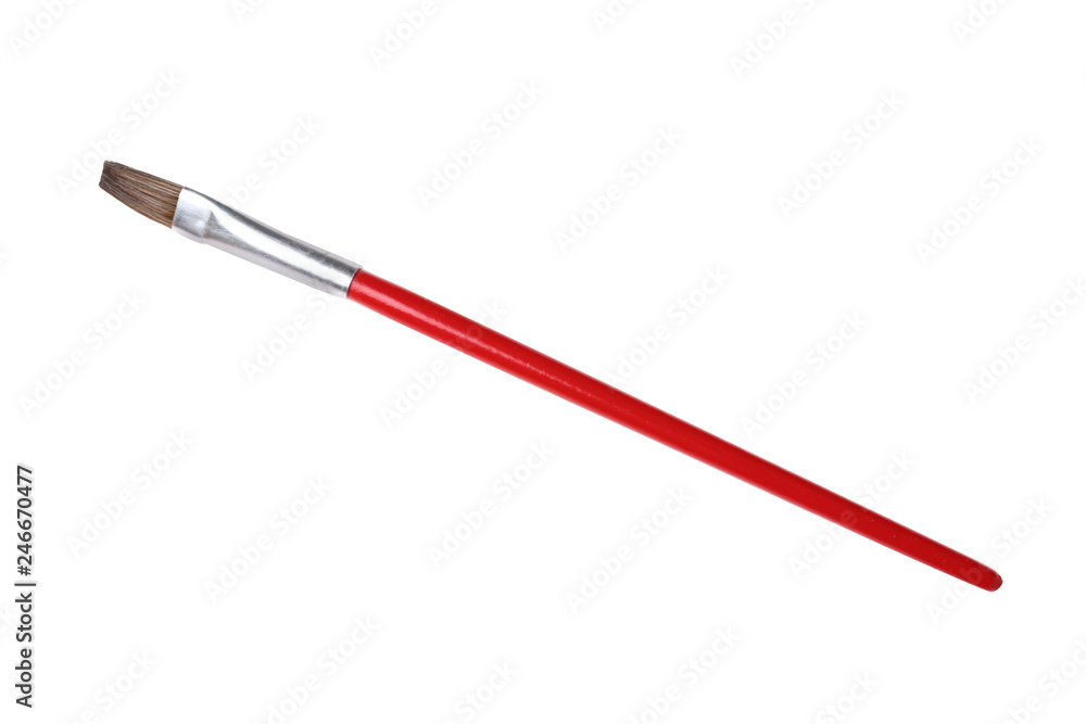 New brush for painting on white background New brush for painting on white background