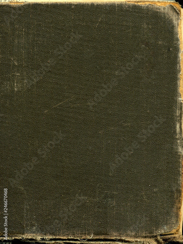 The texture of the cover of the old book. Old book cover, vintage texture.