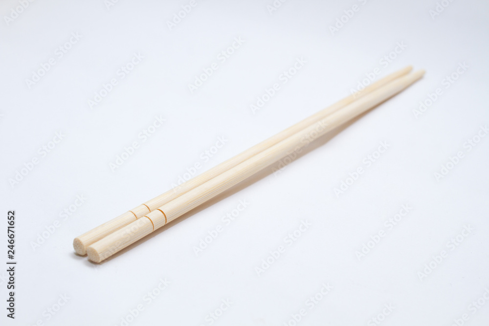Chinese sticks on a gray background. View from above Chinese sticks on a gray background. View from above