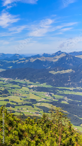 Smartphone HD wallpaper of beautiful alpine view at Koessen - Tyrol - Austria