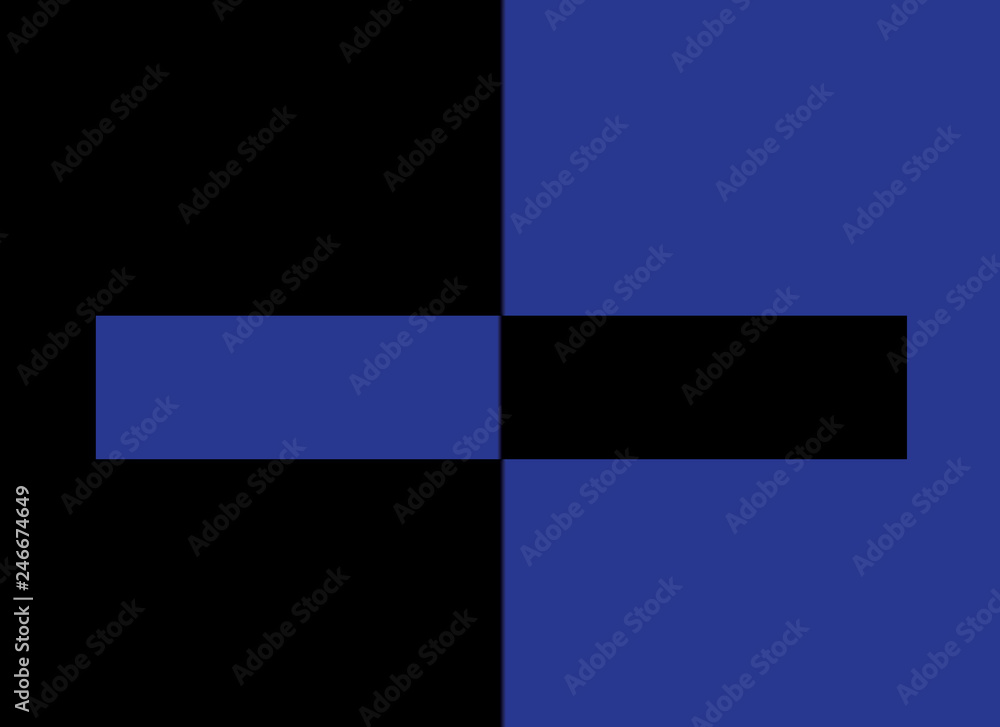 Obraz premium Abstract-Black & Blue