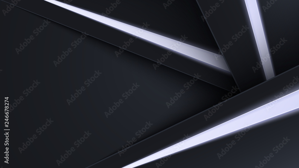 dark carbon layers with white neon lines dark carbon layers with white neon lines