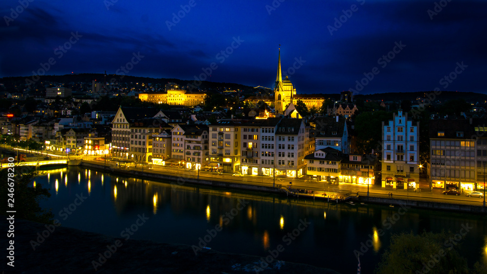 Zürich in der nacht