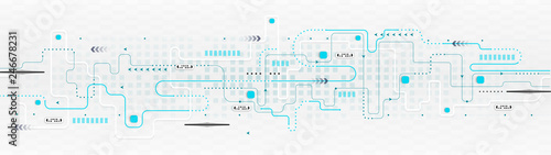 Abstract scientific light blue technology background