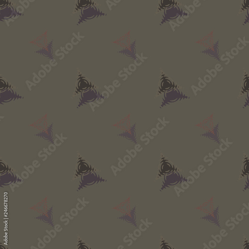 Seamless background pattern with various colored triangles.