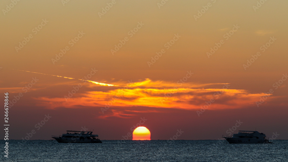 Sunrise over Red Sea
