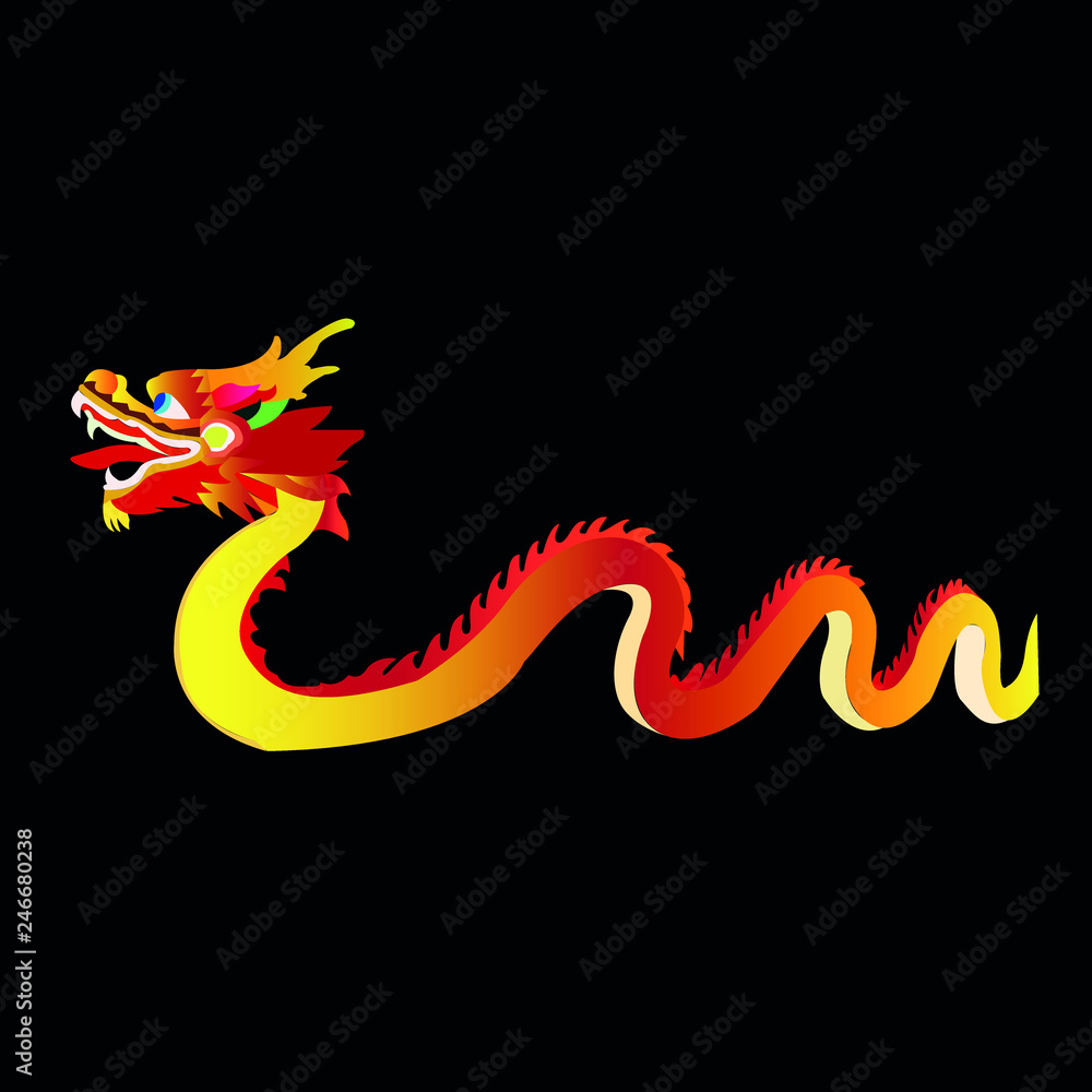 Chinese dragon lantern and boat festival as a Chinese New year Chinese dragon lantern and boat festival as a Chinese New year