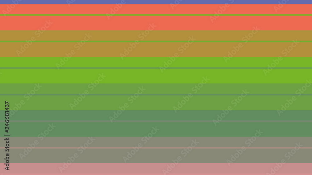 Fototapeta premium Background with color lines. Different shades and thickness.