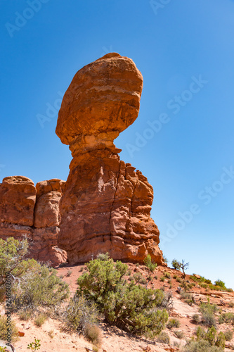 Elephant Butte near Balance Rock in Arches National Park