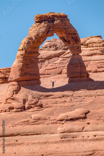 Champion of Delicate Arch in Arches National Park