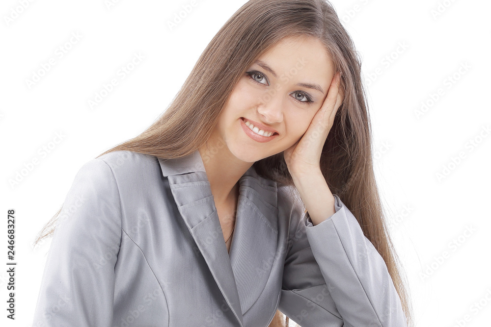 beautiful business woman sitting on the floor beautiful business woman sitting on the floor