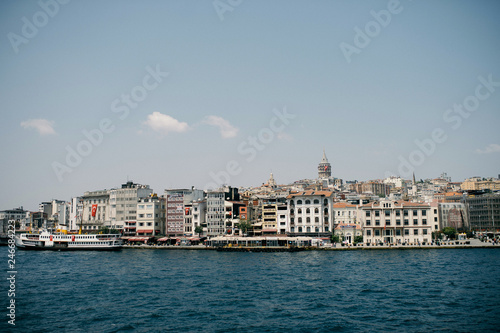 View on the Istanbul from sea