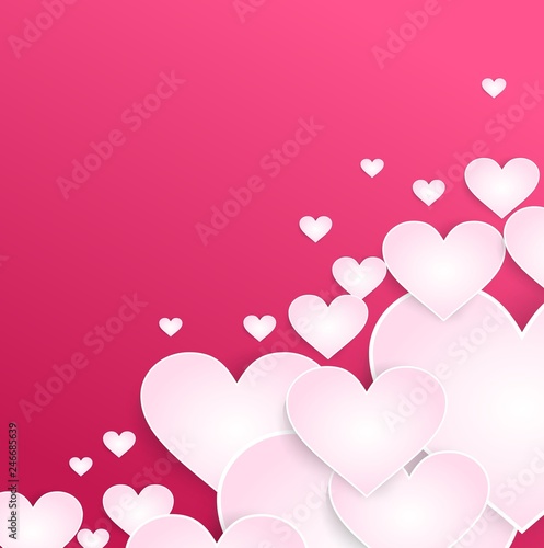 valentine background with similar heart © tajborg