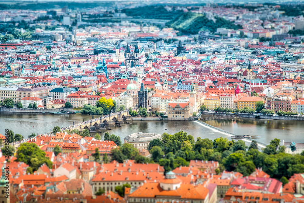 Fototapeta premium prague - charles bridge - city center - czech republic - praha