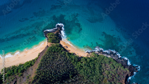 Aerial view of south Maui beaches